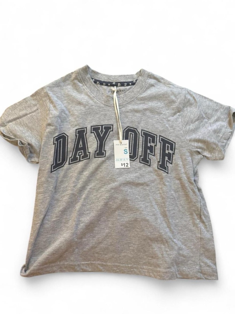 Women’s Primark Grey 'DAY OFF' T-Shirt